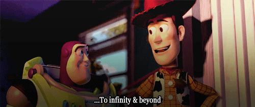 When Woody and Buzz realize that they're best friends.