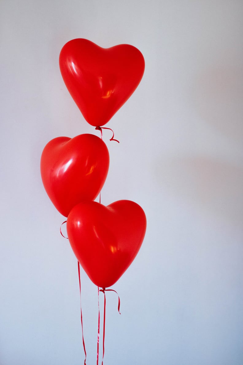 Flower Girl Basket Alternatives: Heart Balloons