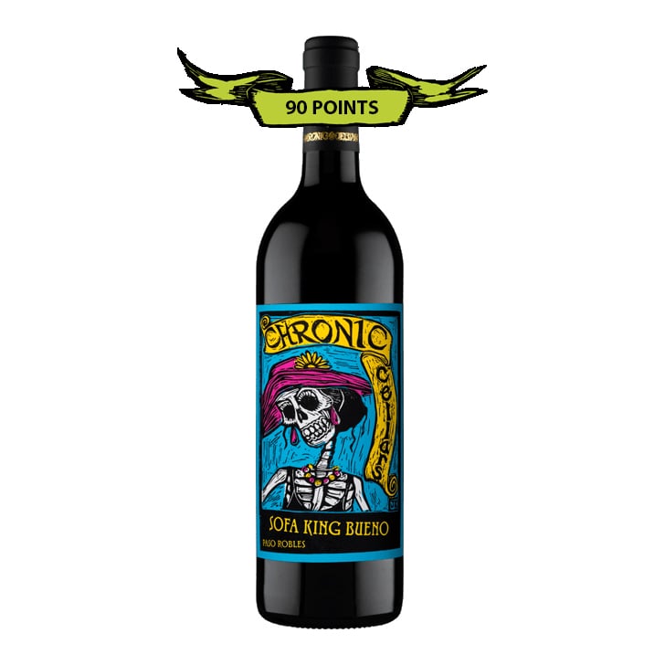 Chronic Cellars Sofa King Bueno Halloween-Themed Wine