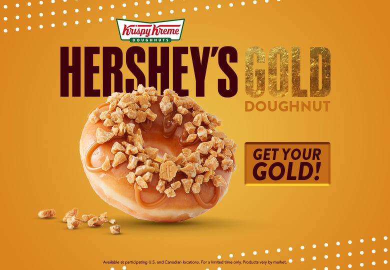 Krispy Kreme Hershey's Gold Doughnut | POPSUGAR Family