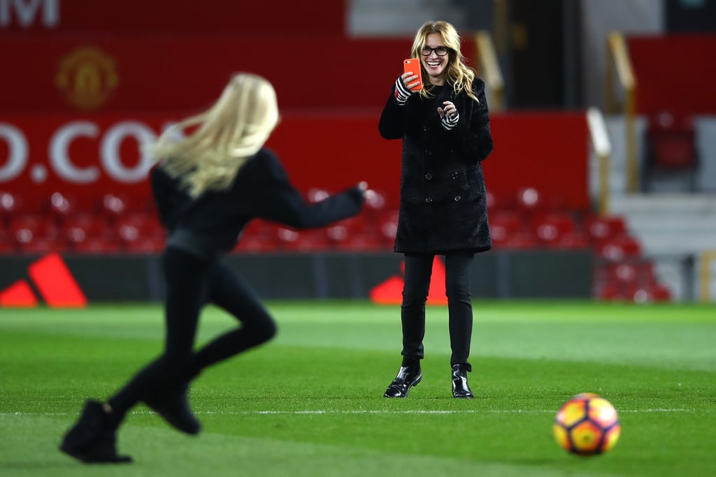 Julia Roberts's Kids Playing Soccer in England November 2016