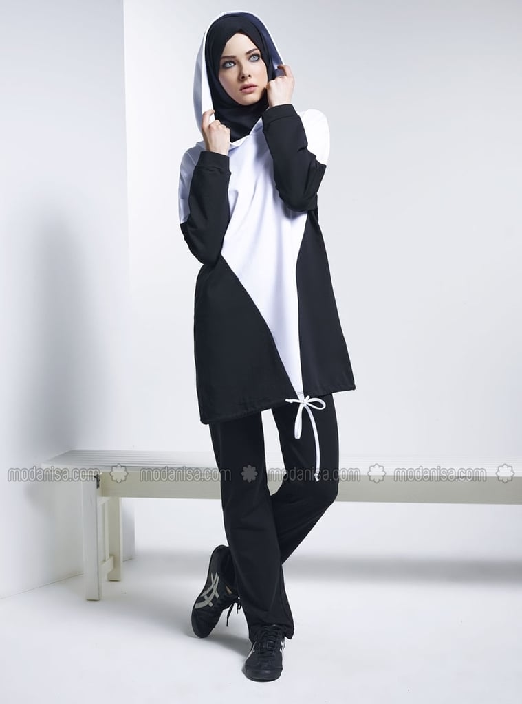 Modanisa Black Sportswear Tracksuit ($72)