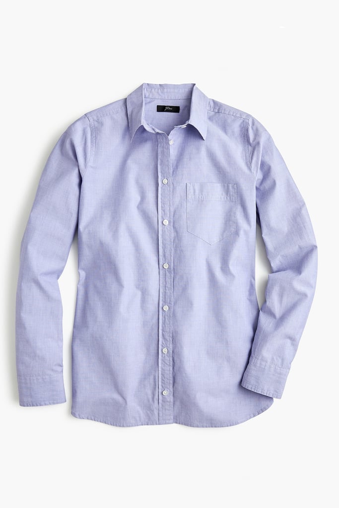 J.Crew Classic-Fit Boy Shirt in End-on-End Cotton | The Most Flattering ...
