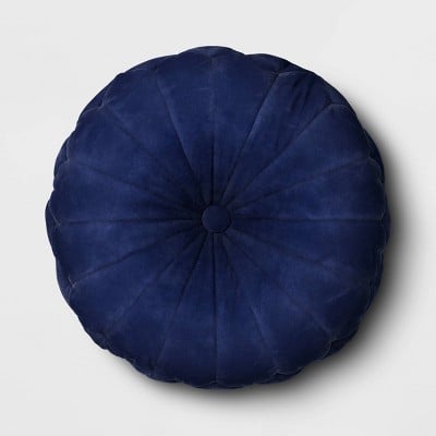A Meditation Pillow: Opalhouse Oversized Round Velvet Floor Pillow