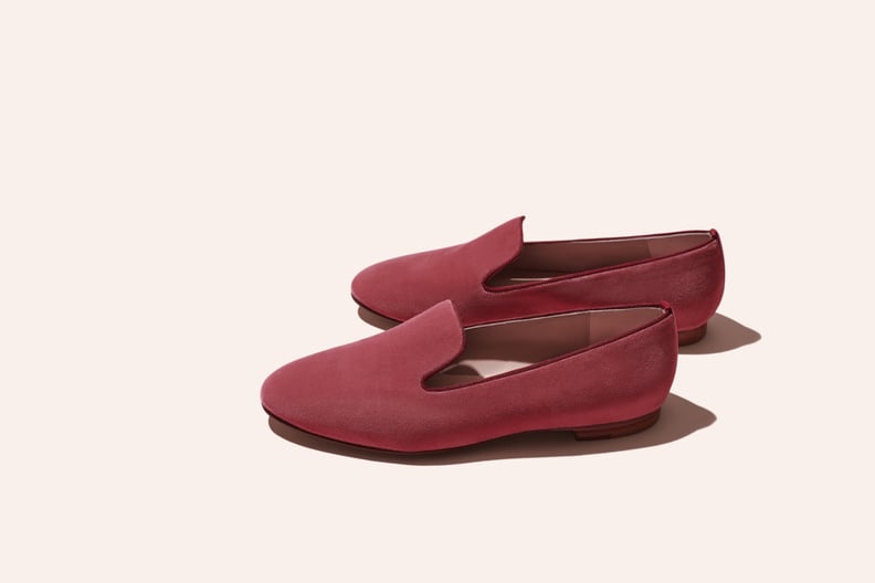 The Loafer in Pink Velvet ($225)