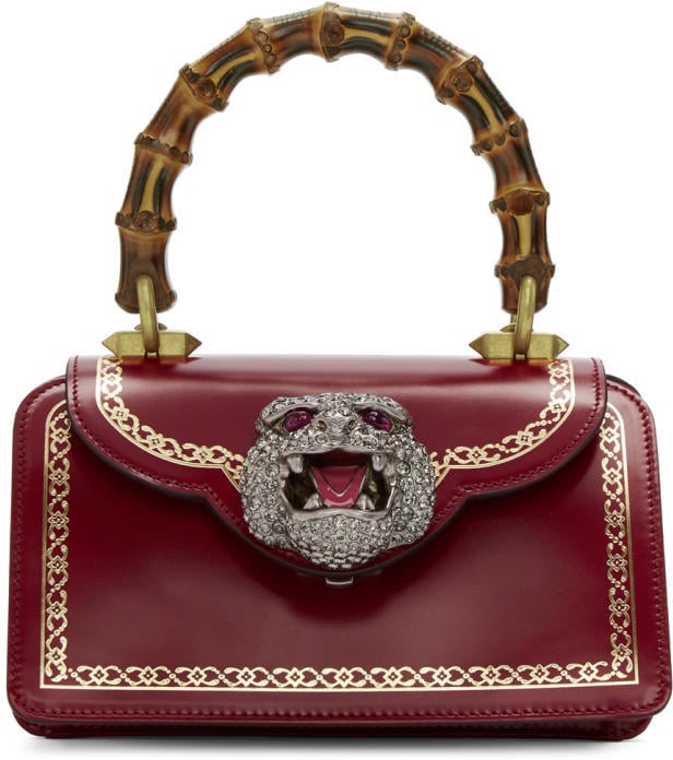 Gucci Red Mini Gatto Swarovski Tiger Bag