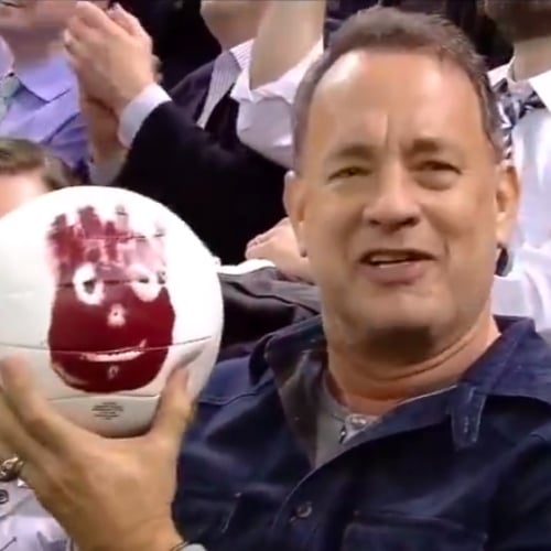 Tom Hanks Reunited With Wilson the Volleyball | Video