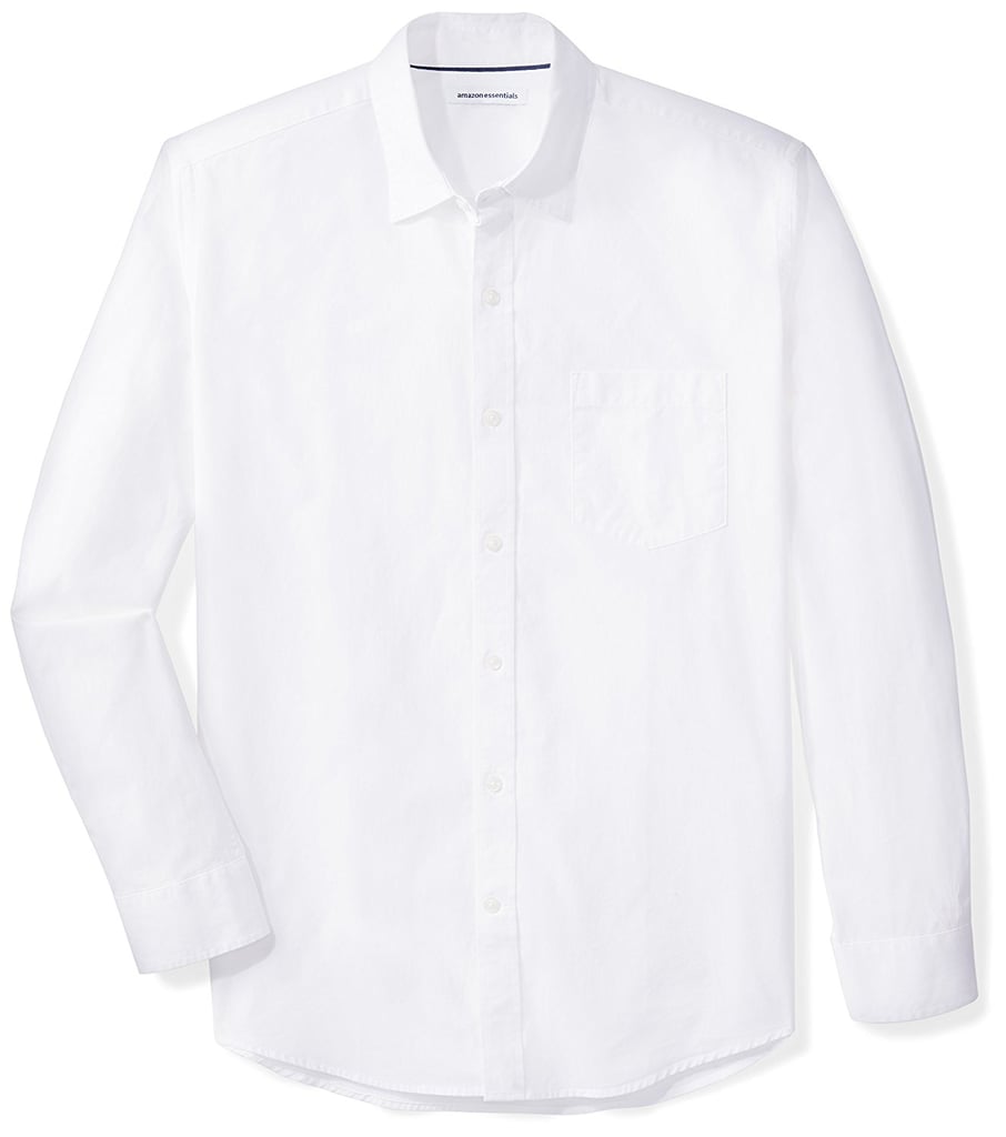 Amazon Essentials Men's Regular-Fit Long-Sleeve Solid Shirt