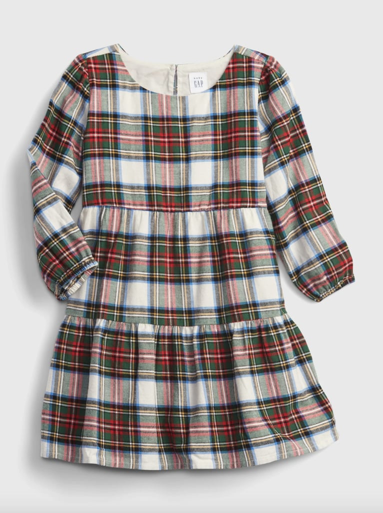 Gap Toddler Plaid Tiered Dress