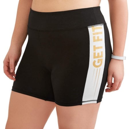 Women's Plus Active Graphic Print Shorts