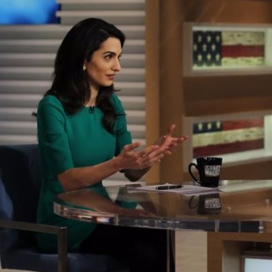 Amal Clooney Wearing a Green Dress