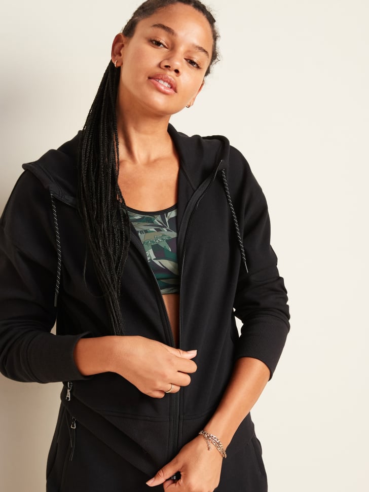 Old Navy Dynamic Fleece Zip Hoodie The Best Workout Clothes On Sale January 2021 Popsugar 