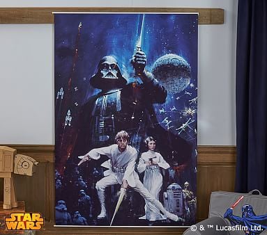 Star Wars Retro Mural