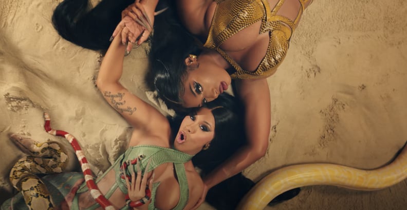 Cardi B and Megan Thee Stallion's Sleek Hair and Superlong Nails