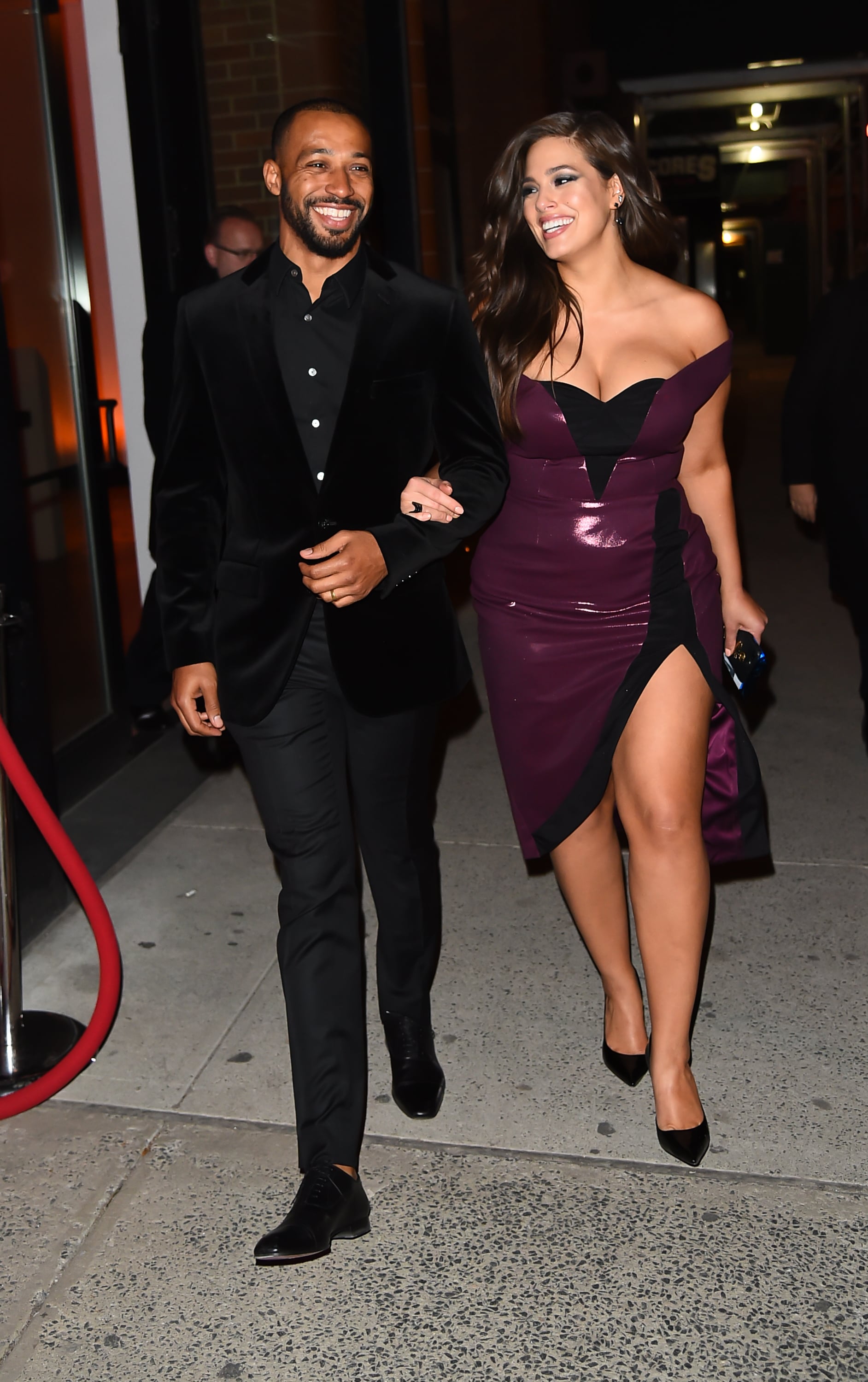 Ashley Graham And Justin Ervin Cute Pictures Popsugar Celebrity