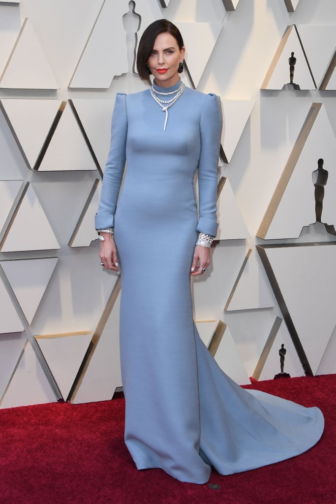Charlize Theron Dior Dress Oscars 2019