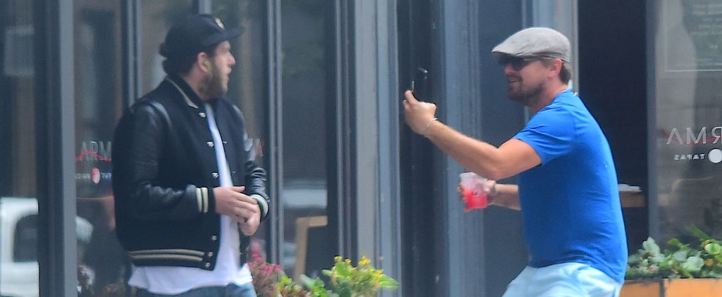 Leonardo DiCaprio and Jonah Hill in NYC August 2016