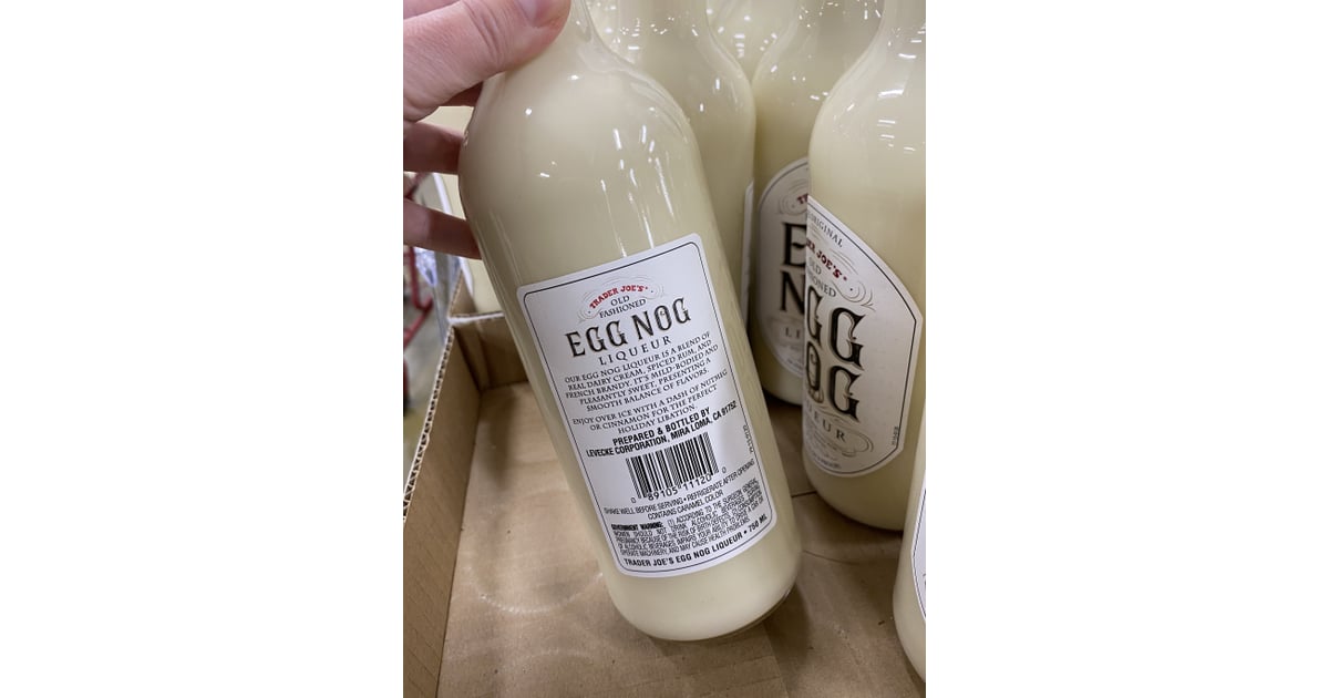 Trader Joe's Is Selling Bottles of Eggnog Liqueur For 8 POPSUGAR Food UK Photo 3