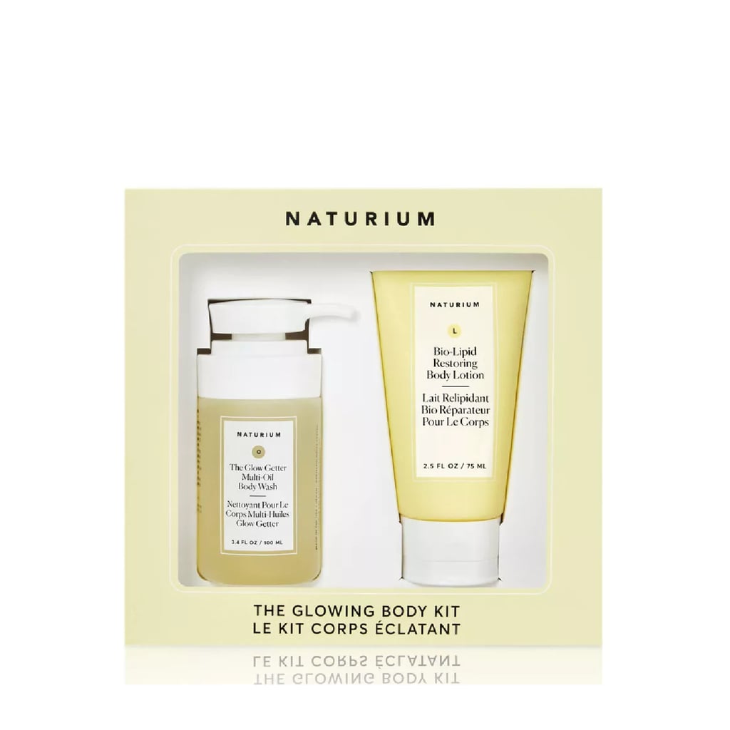 Naturium Glowing Body Holiday Skincare Gift Set ($10)
If you've ever tried Naturium, you know the brand routinely outperforms its price tag — and this $10 body-care duo is no exception. The wash gently hydrates, the lotion locks it all in, and together, they create a winter routine that looks and feels far more expensive than it is.