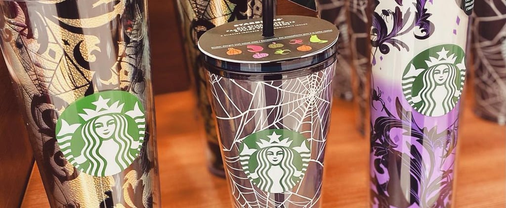 Psst . . . Starbucks Halloween Cups Are Being Spotted in Stores (and Some Glow in the Dark!)