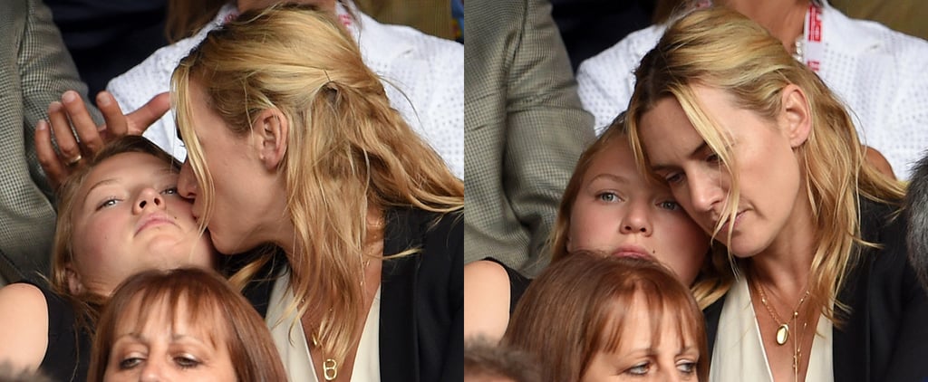 Kate Winslet and Her Daughter at Wimbledon 2015 | Pictures