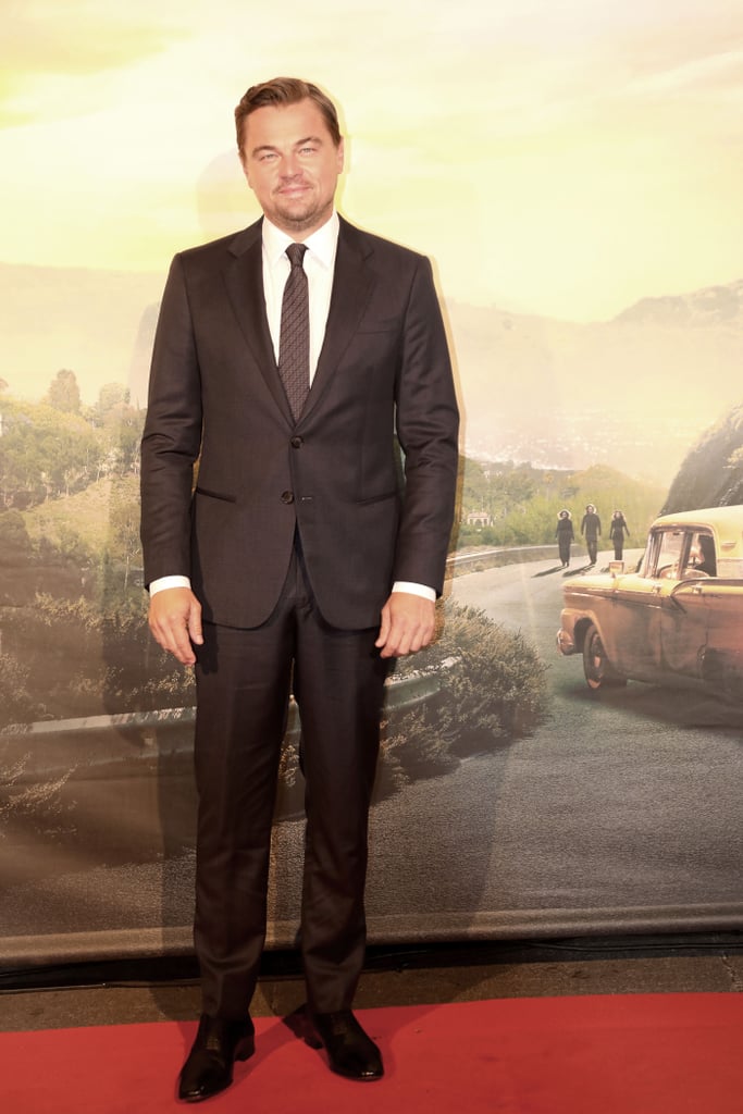 Leonardo DiCaprio at the Once Upon a Time in Hollywood premiere in Rome.