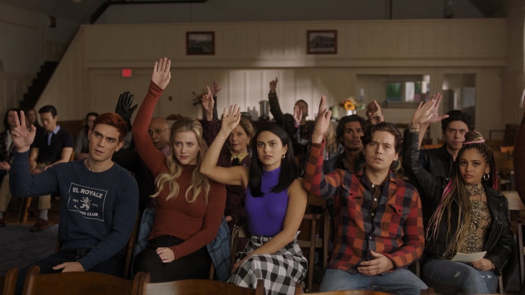 Betty Cooper's Wilfred Sweater, Veronica Lodge's Kate Spade Skirt, and Toni Topaz's Superdown Top