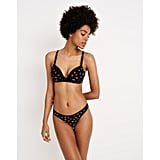 Madewell x Lively Mesh-Trimmed No-Wire Bra and No-Show Thong in Feline Floral Madewell x Lively Mesh-Trimmed No-Wire Bra and No-Show Thong in Feline Floral
