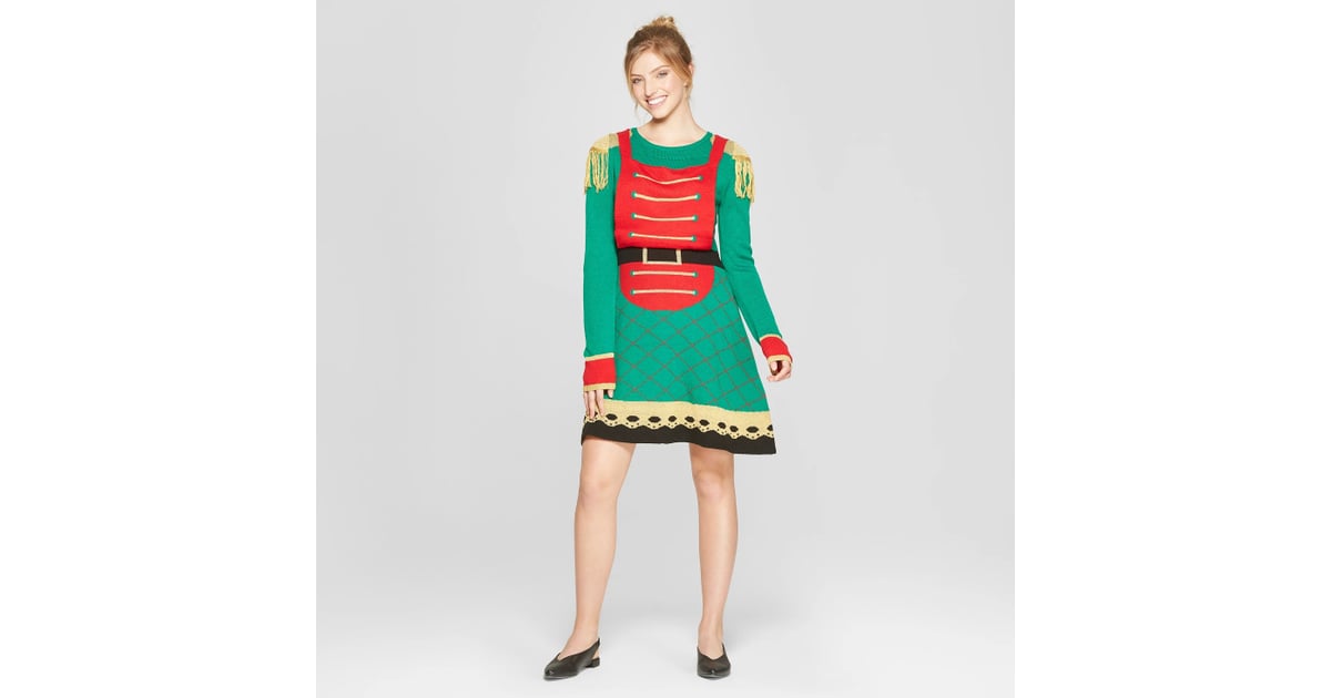 Women S Ugly Christmas Toy Soldier Dress Ugly Christmas