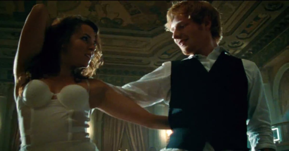 Ed Sheeran Thinking Out Loud Music Video Popsugar Entertainment