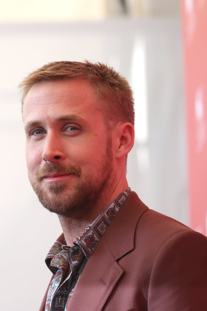 Ryan Gosling Promoting First Man Pictures