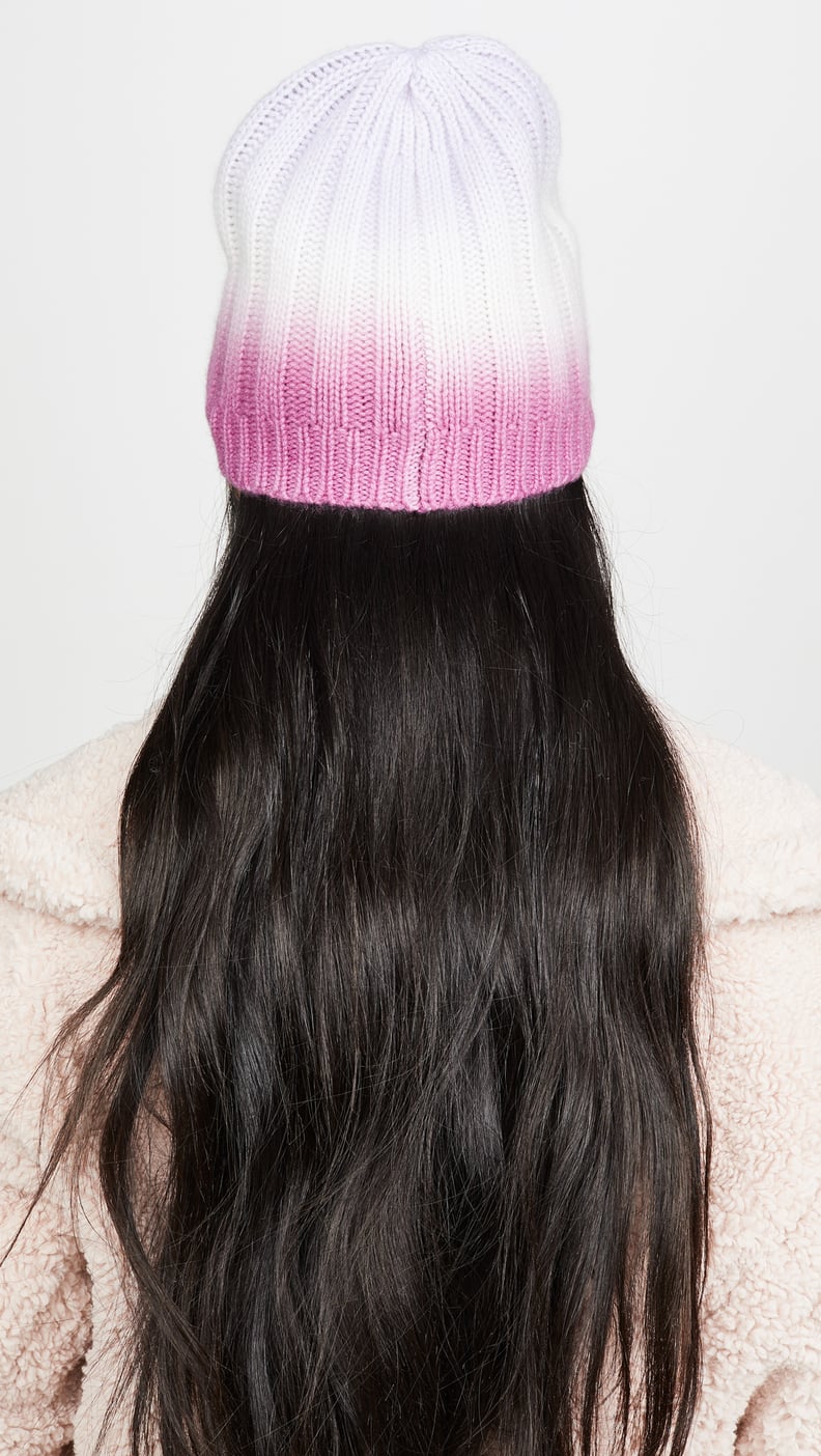 White + Warren Dip Dye Cashmere Beanie