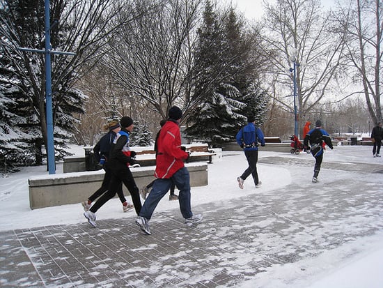 warm winter running shoes