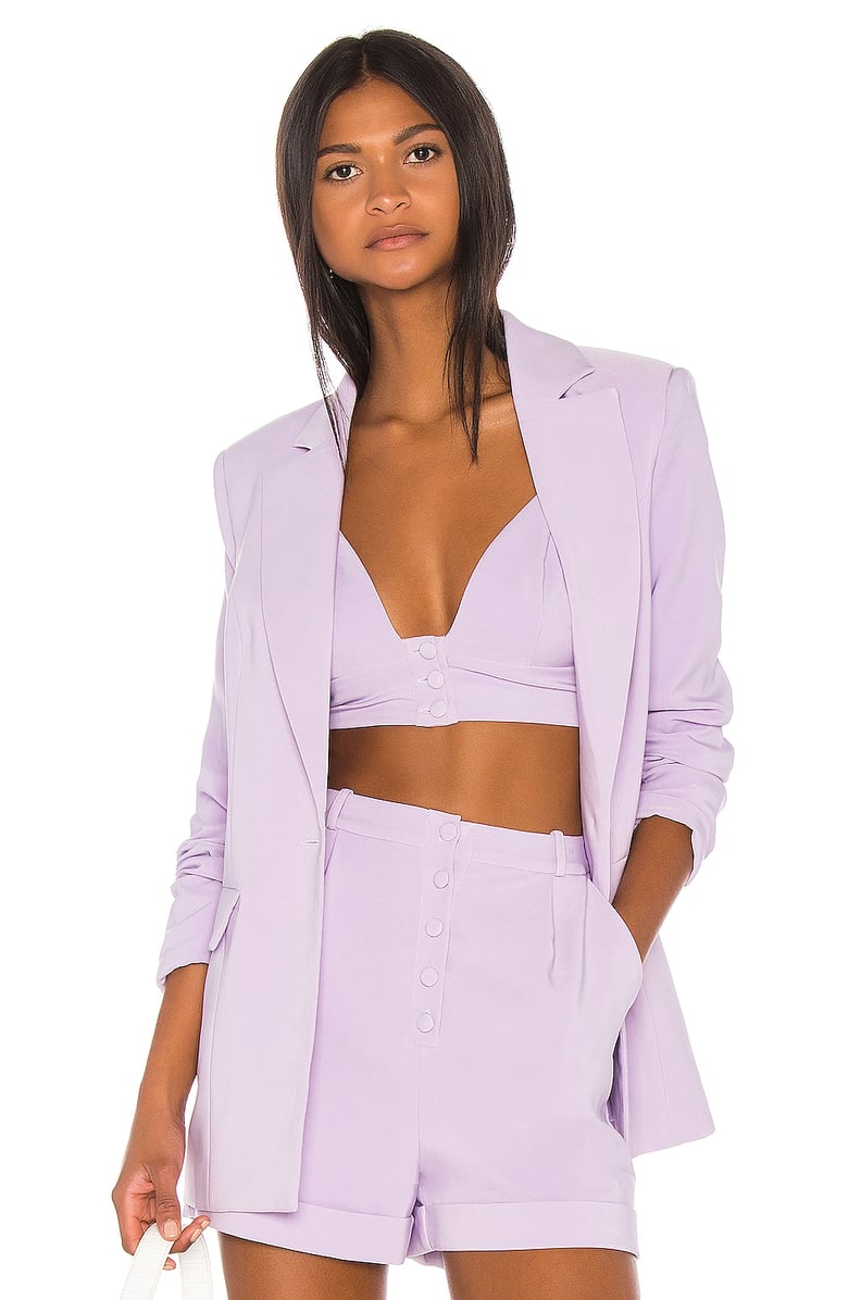 Song of Style Dakota Blazer in Lilac Purple from Revolve.com