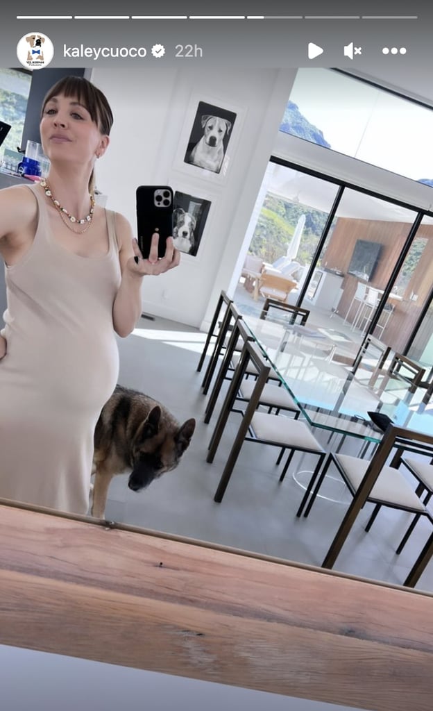 Kaley Cuoco Shares Baby Bump Update on Instagram