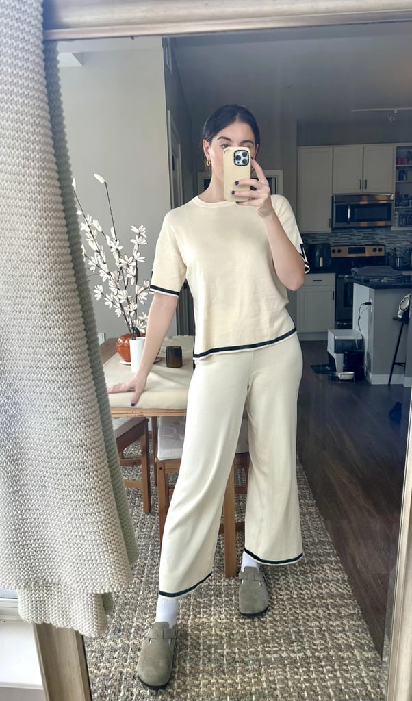 Tanming 2-Piece Outfit ($39, originally $50)
This bestselling loungewear set is worth the TikTok hype. It manages to be comfy and polished with a chic contrast trim and an effortless silhouette. The set is available in several shades but cream and black are my favorites.