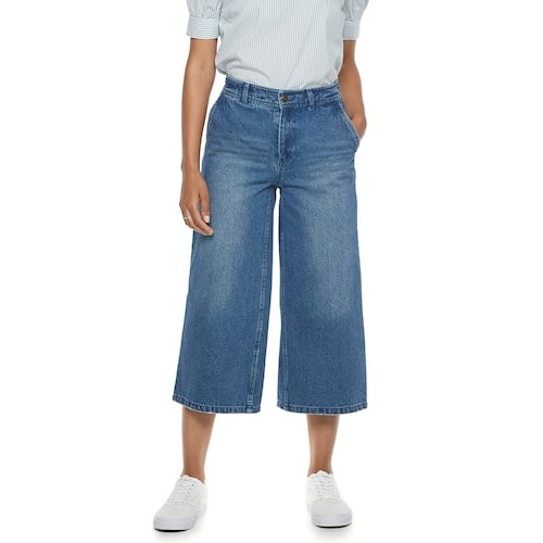 POPSUGAR Flare-Leg Crop Jeans