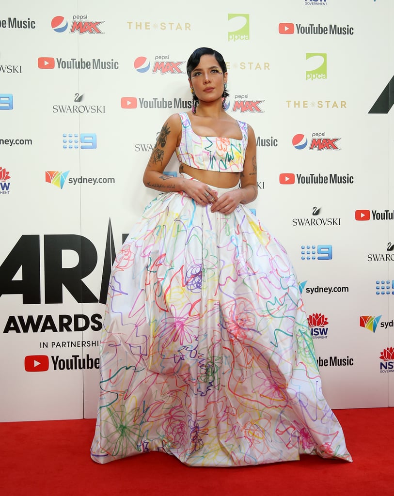 Halsey's Rainbow Dress at the 2019 ARIA Awards
