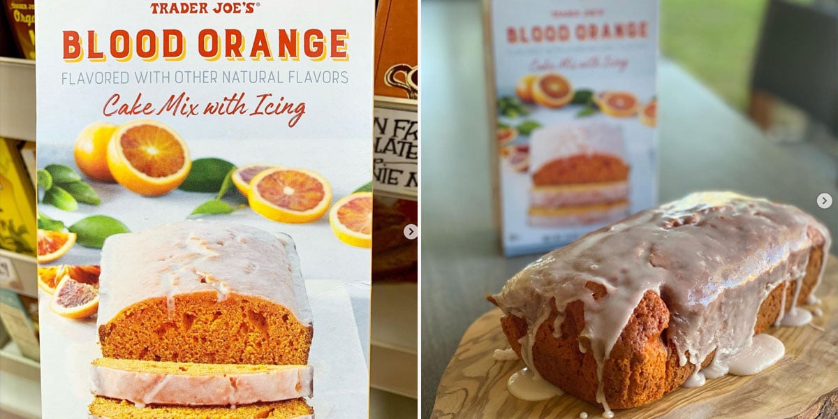 We Tried Trader Joe's Blood Orange Cake Mix - DailyWaffle