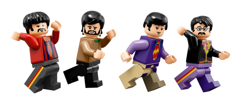 The Fab Four in all of their Lego glory.