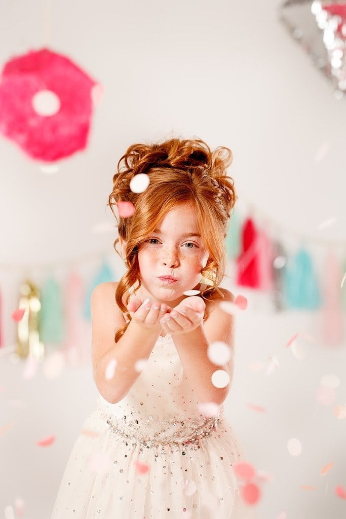 Festive Curled Updo The Sweetest Holiday Hairstyles For Little