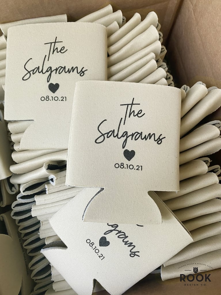 Etsy Personalized Koozies