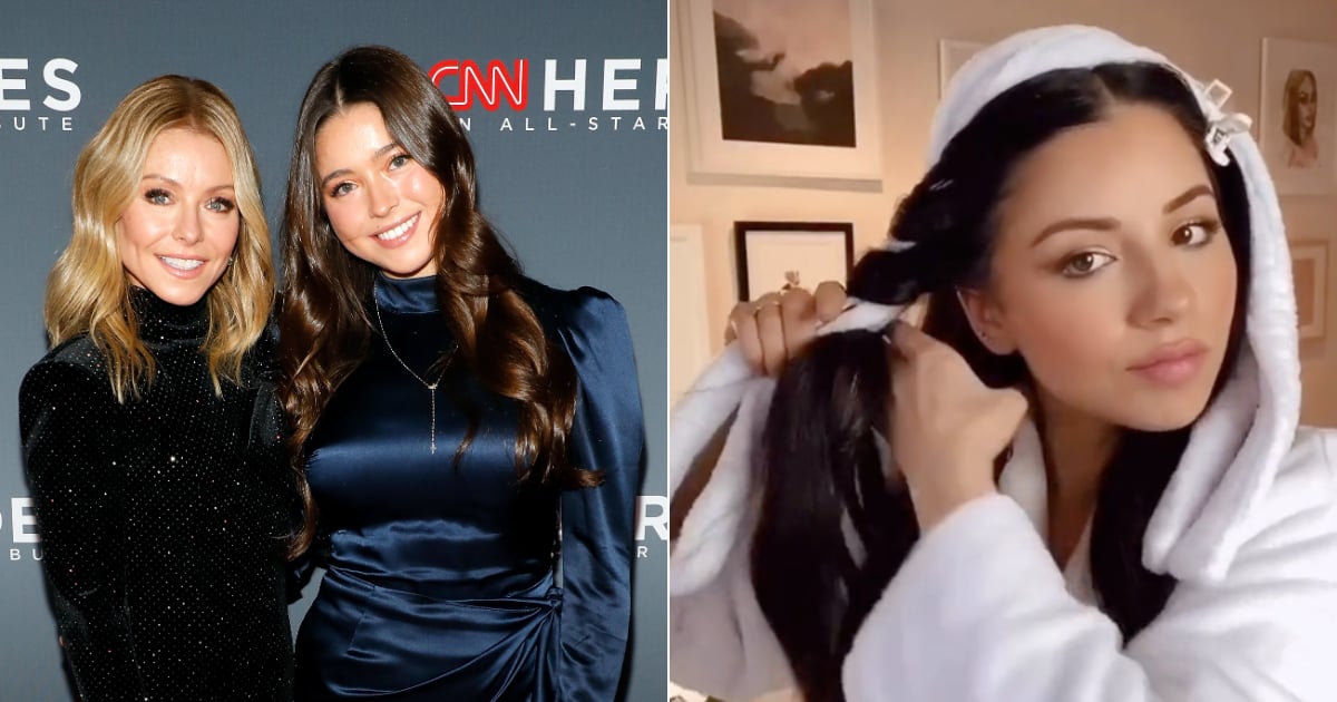 Kelly Ripa's Daughter Lola Used This TikTok Hair Hack on Mom POPSUGAR