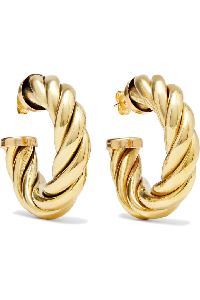 Laura Lombardi Spira Gold Tone Hoop Earrings 7 Earring Trends