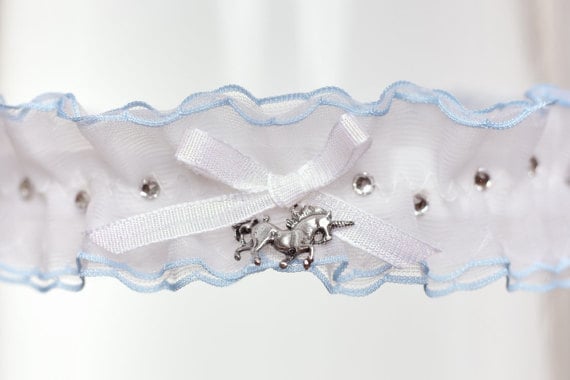 The Unicorn Darling Wedding Garter