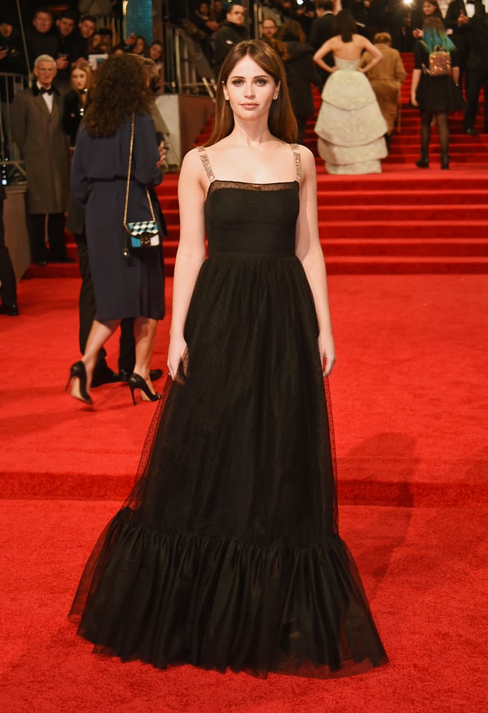 Felicity Jones at the 2017 BAFTA Awards