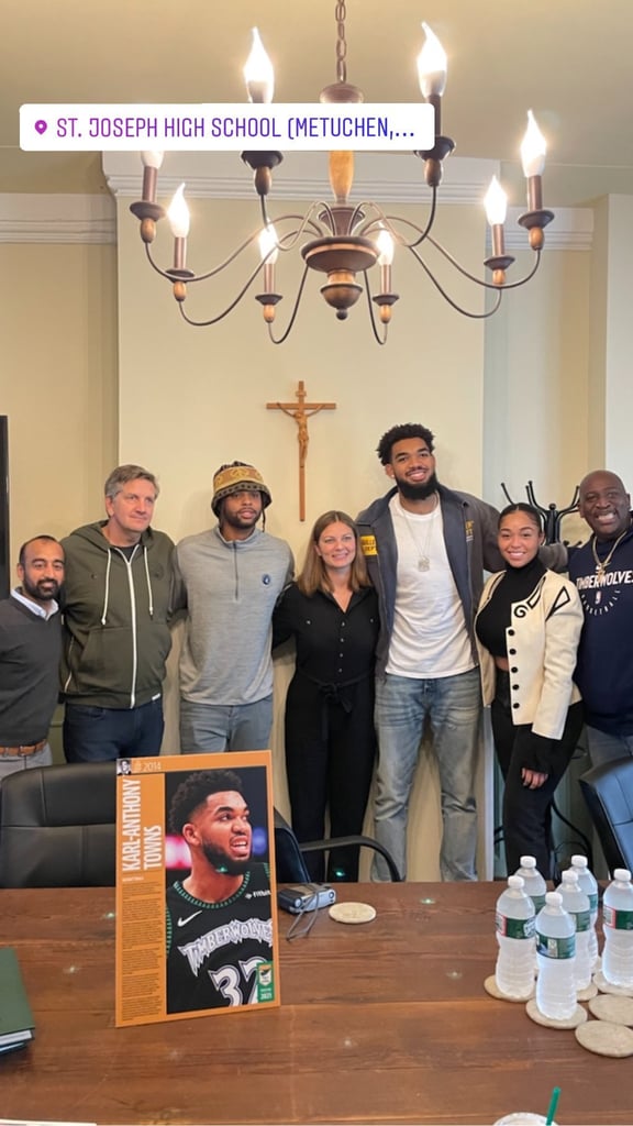 Jordyn Woods and Karl-Anthony Towns | Hall of Fame Induction