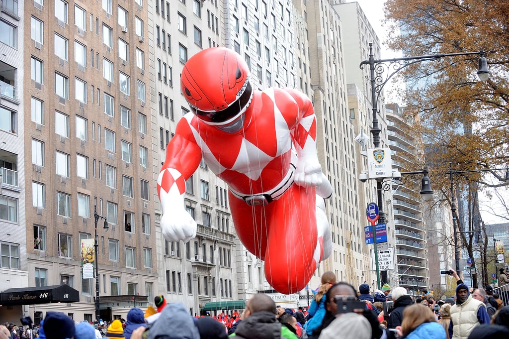 The Power Ranger balloon was a sight to be seen.