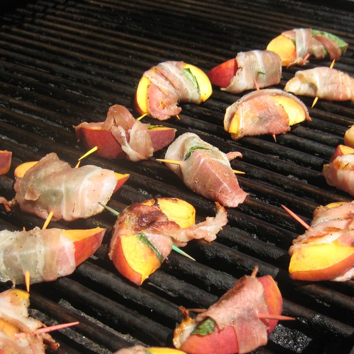 PancettaWrapped Peaches Grilled Appetizers POPSUGAR Food Photo 14