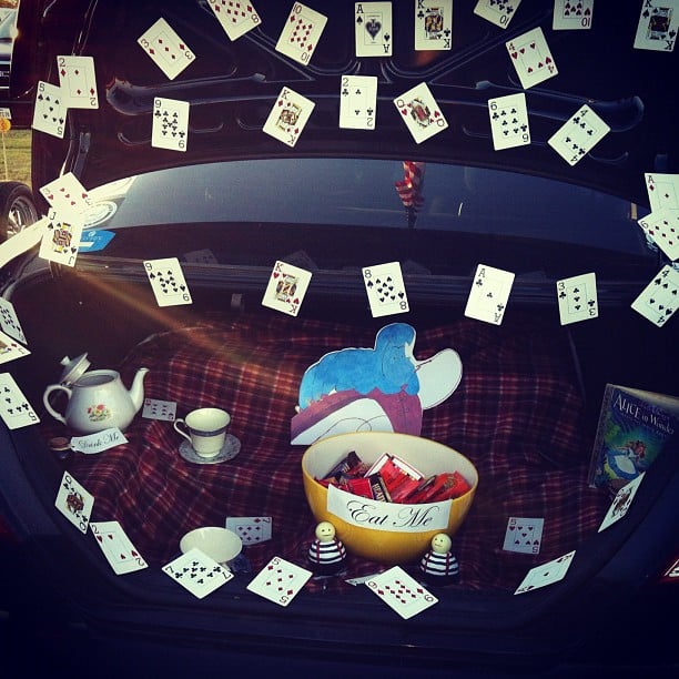 Alice in Wonderland Trunk TrunkorTreat Ideas POPSUGAR Family Photo 4